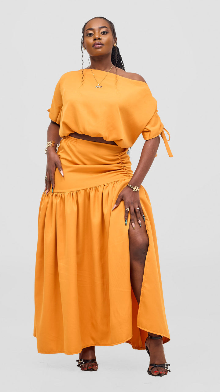 Malaika Skirt Set - Orange