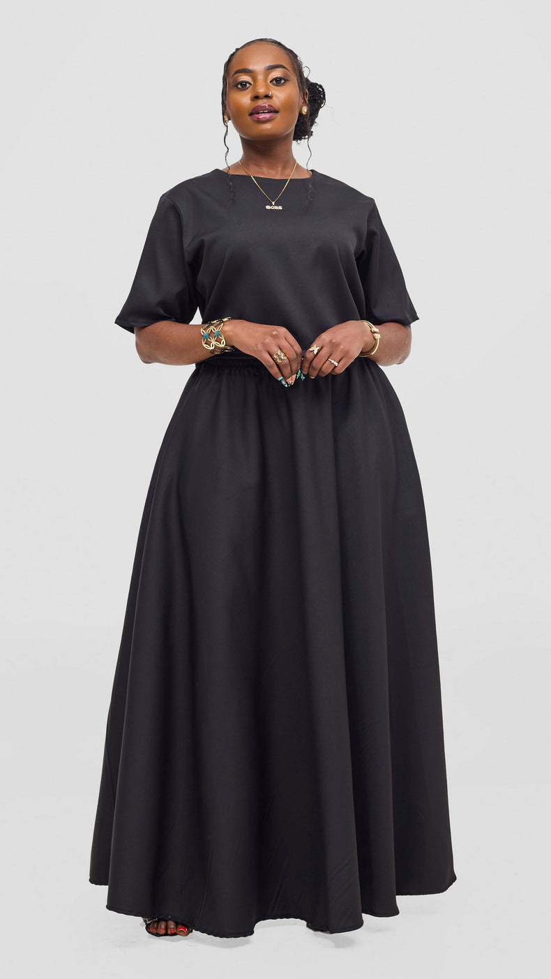 Kalisi Skirt Set - Black