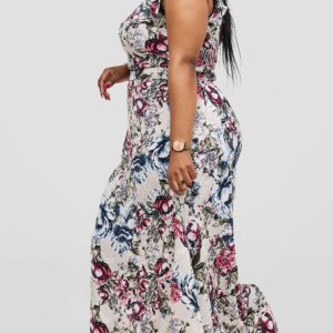 Silk House Collection Nakita Skirt Set - White Floral