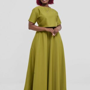 Silk House Collection Kalisi Skirt Set - Green