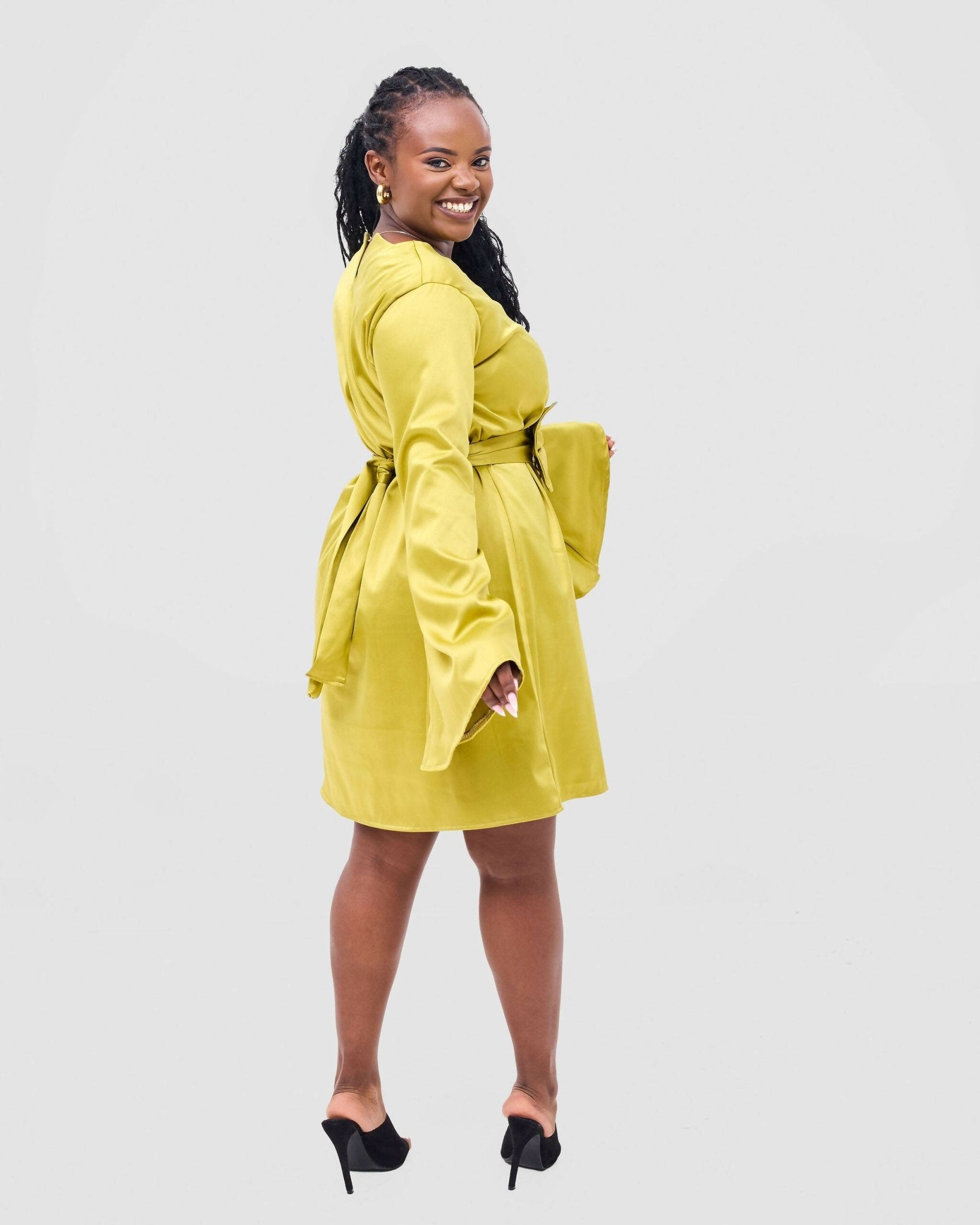 Silk House Collection Imani Dress - Green - Image 2