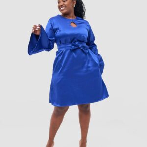Silk House Collection Imani Dress - Blue