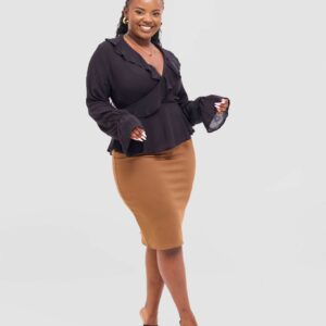Silk House Collection Misty Top - Black