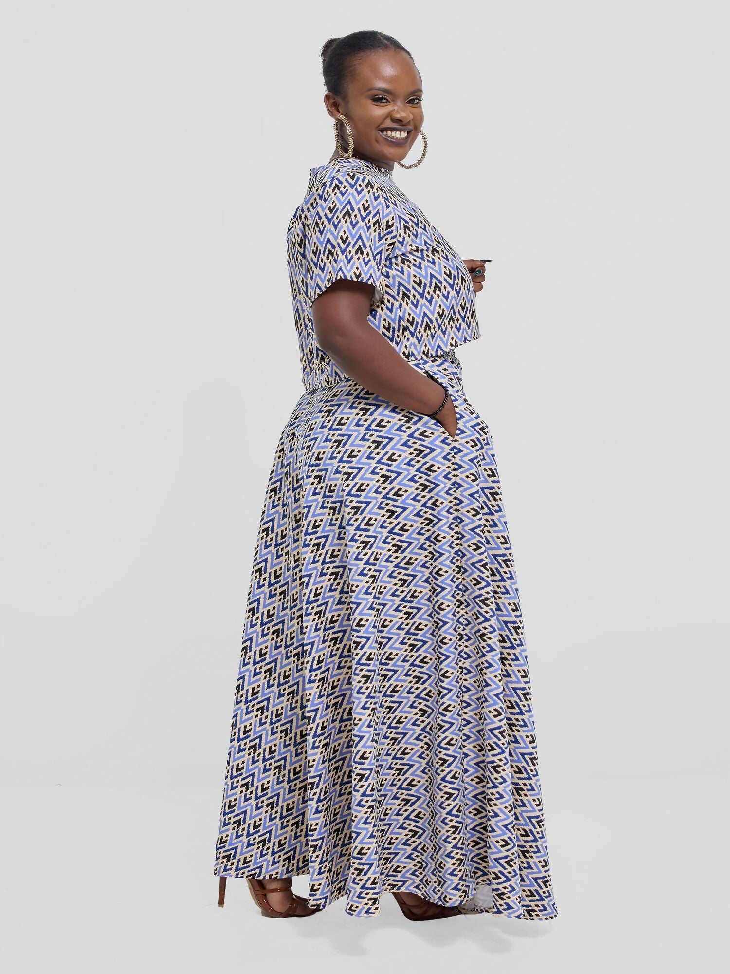 Silk House Collection Kalisi Skirt Set - Tribal Print