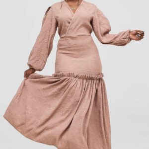 Silk House Collection Zawadi Dress - Beige
