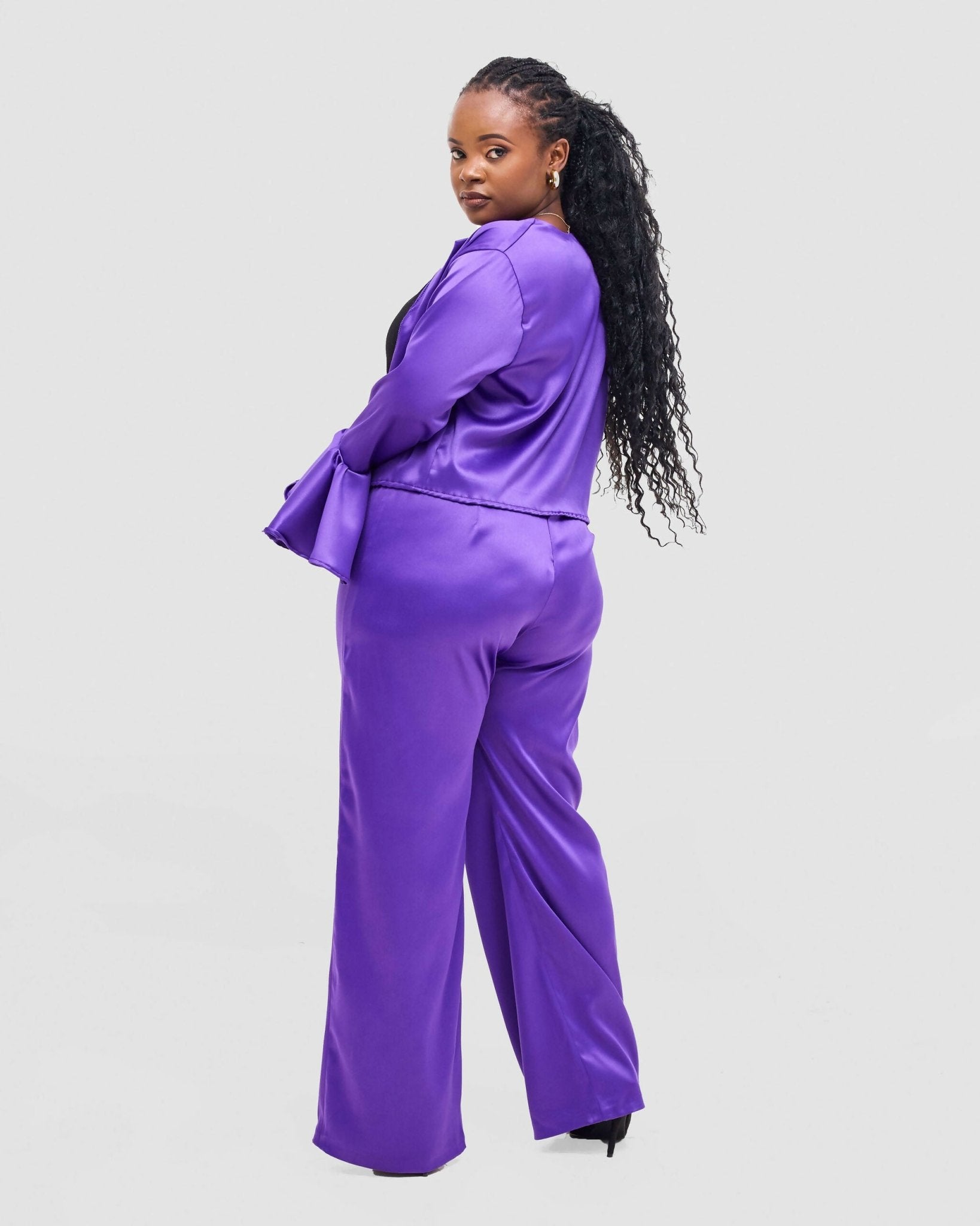Silk House Collection Eraya Set - Purple - Image 2