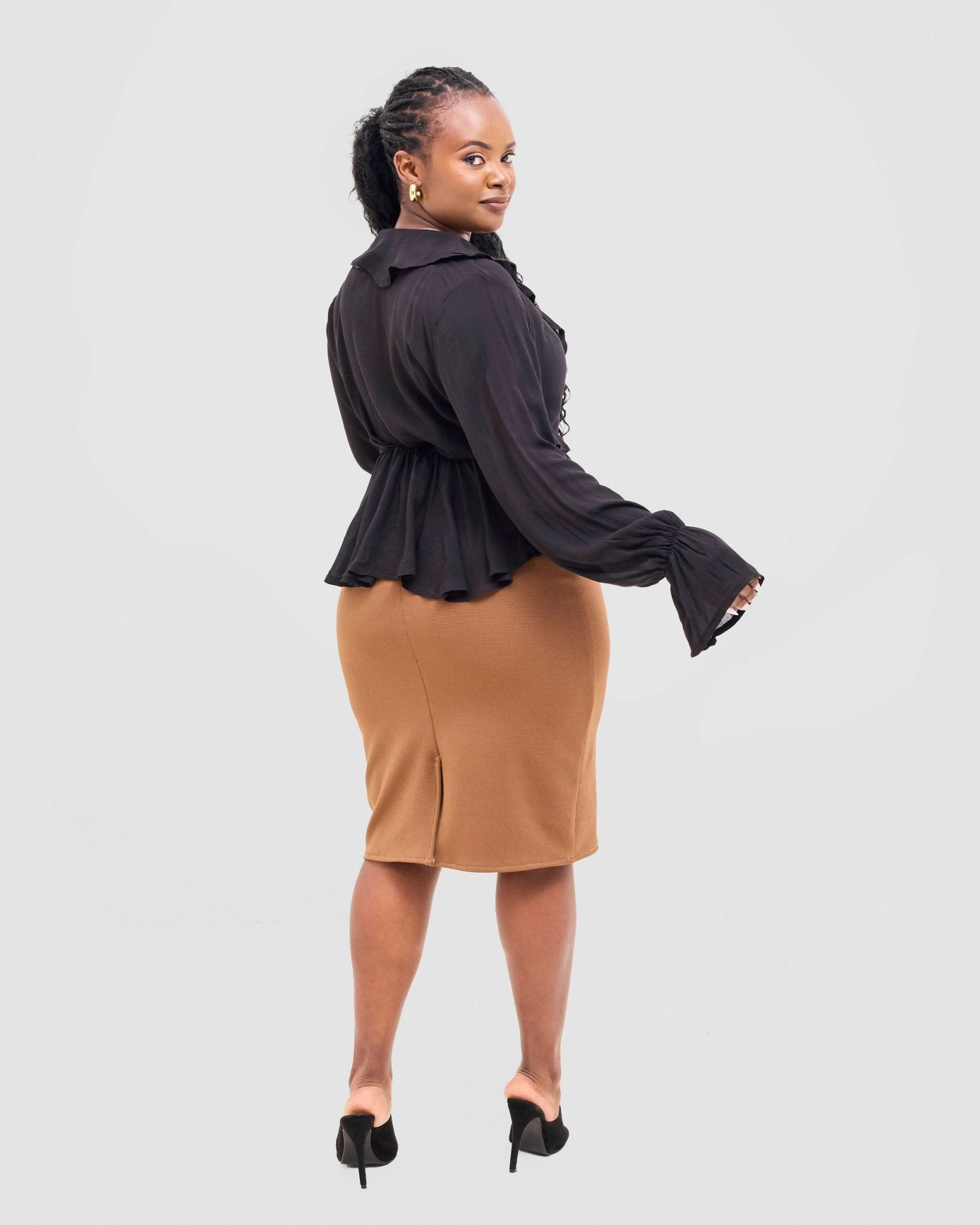 Silk House Collection Misty Top - Black - Image 3