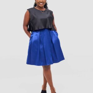 Silk House Collection Suzanne Skirt - Blue