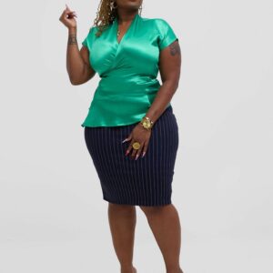 Silk House Collection Koa Top - Green