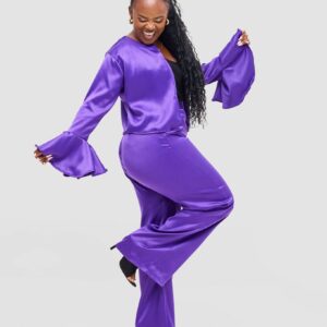 Silk House Collection Eraya Set - Purple
