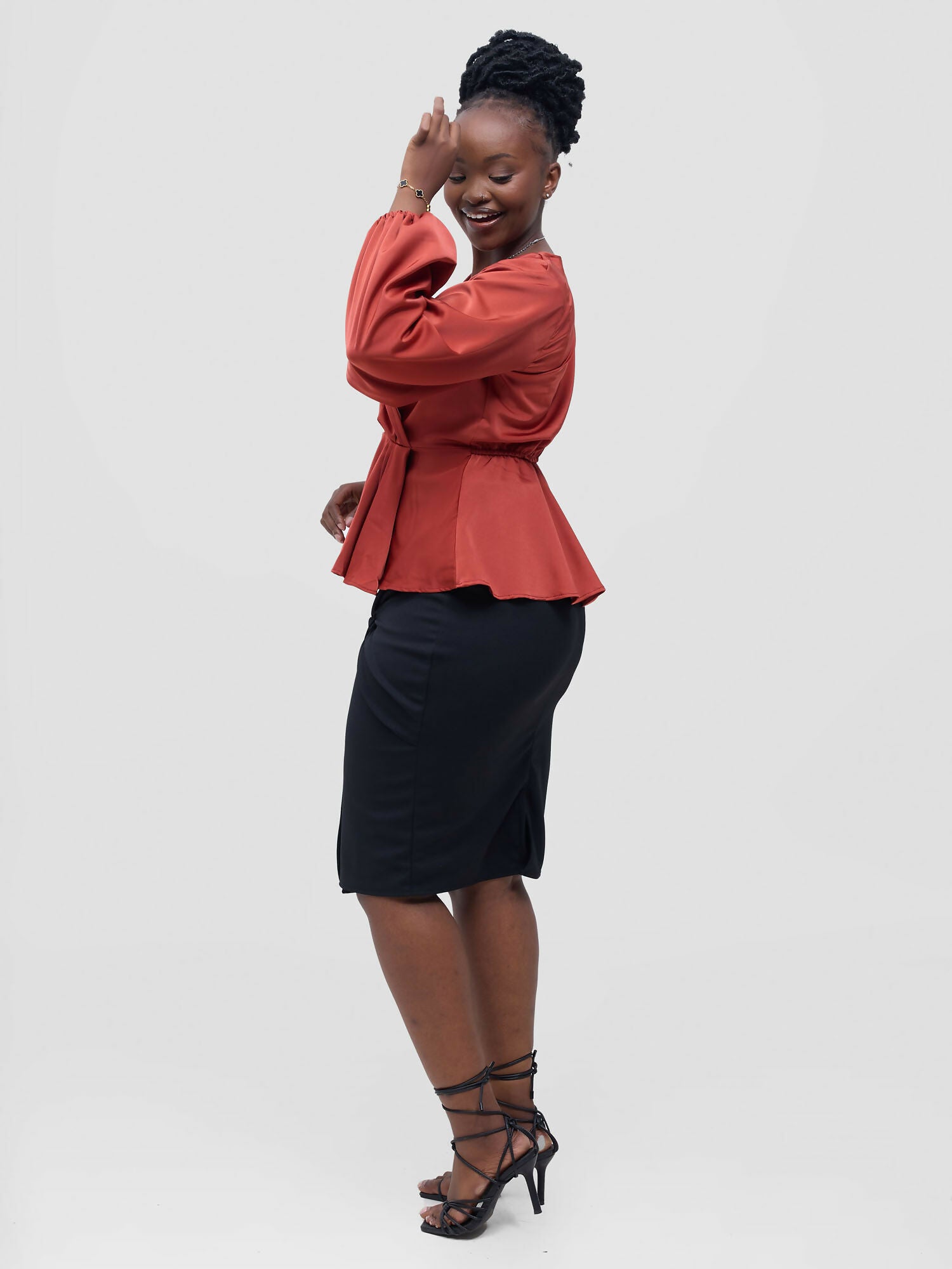 Cindy Top - Burnt Orange - Image 3