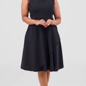 Silk House Collection Curvy Plus Size Brielle Dress - black