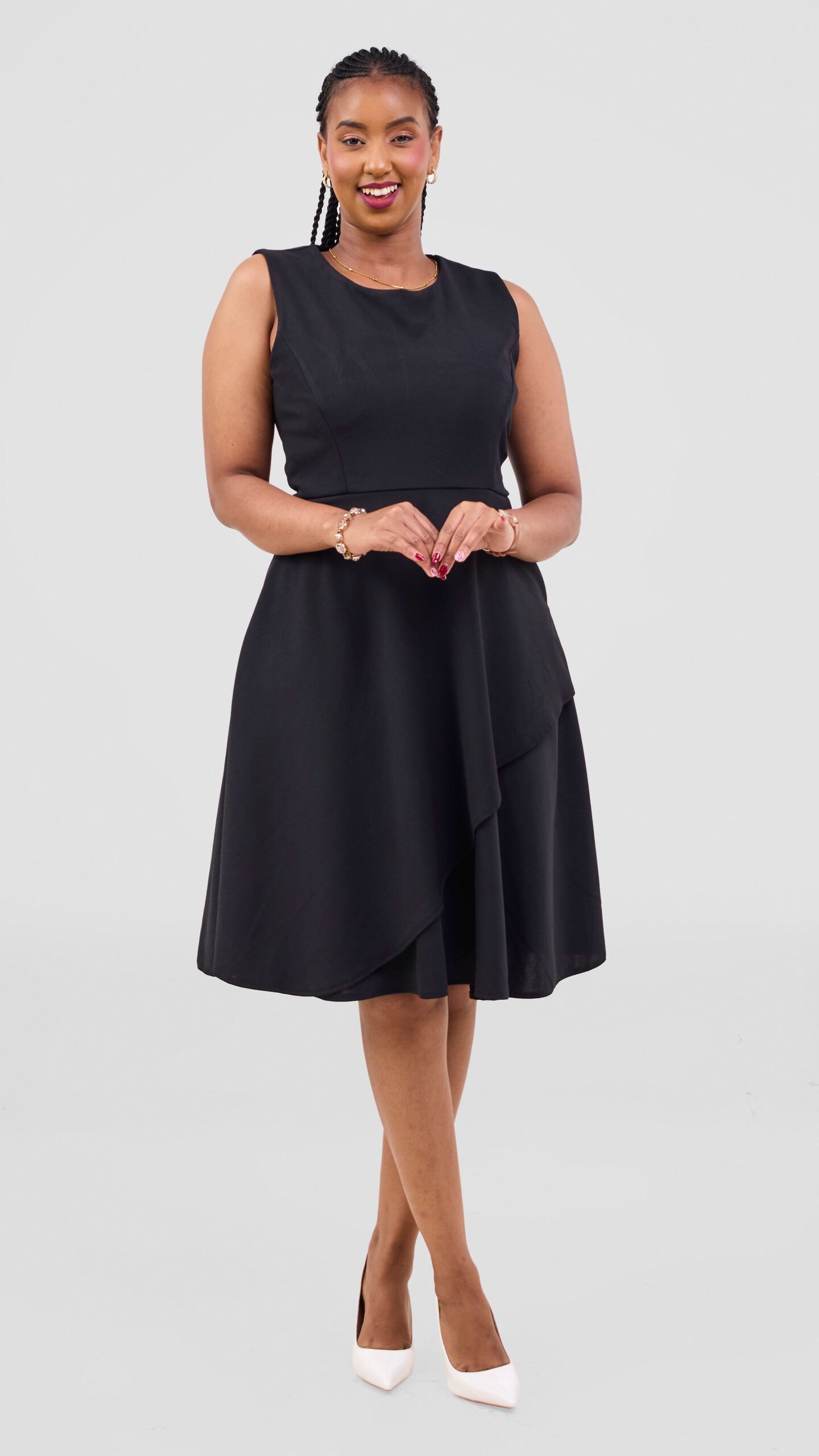 Silk House Collection Curvy Plus Size Brielle Dress - black -  SilkHouseCollection