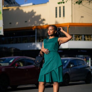 Silk House Collection Curvy Plus Size Brielle Dress - green