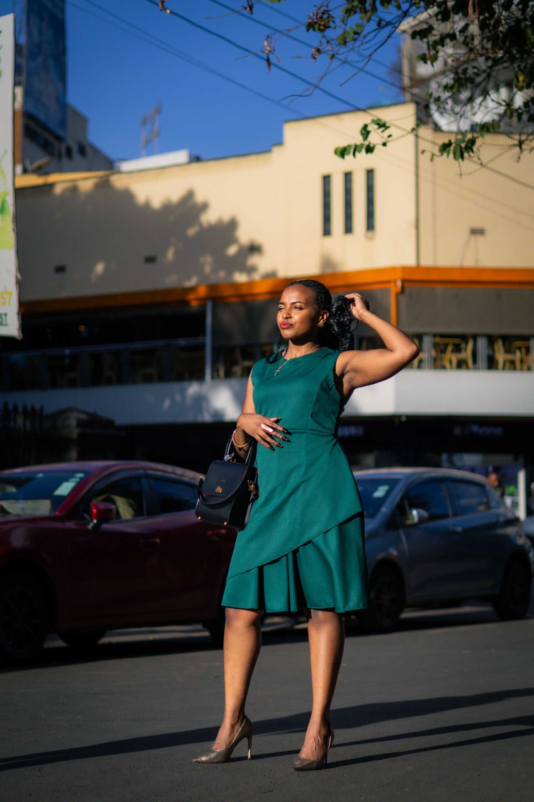 Silk House Collection Curvy Plus Size Brielle Dress - green