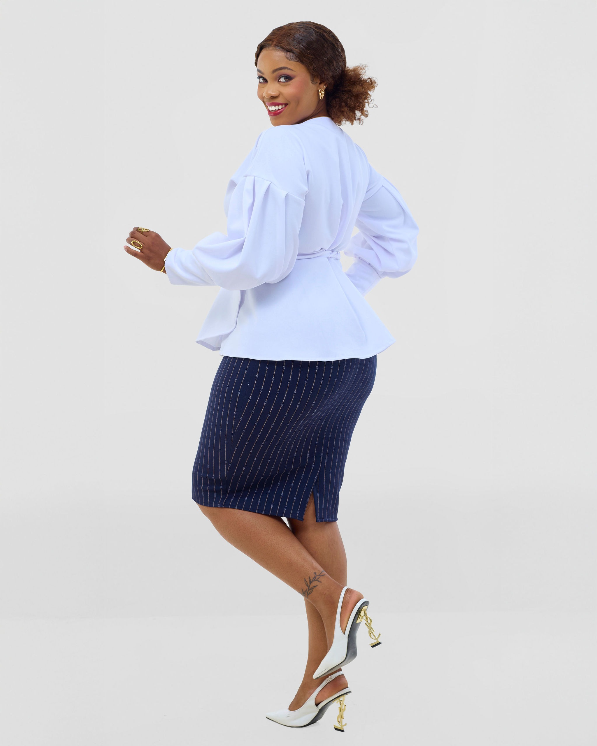 Silk House Collection Maya Top - White