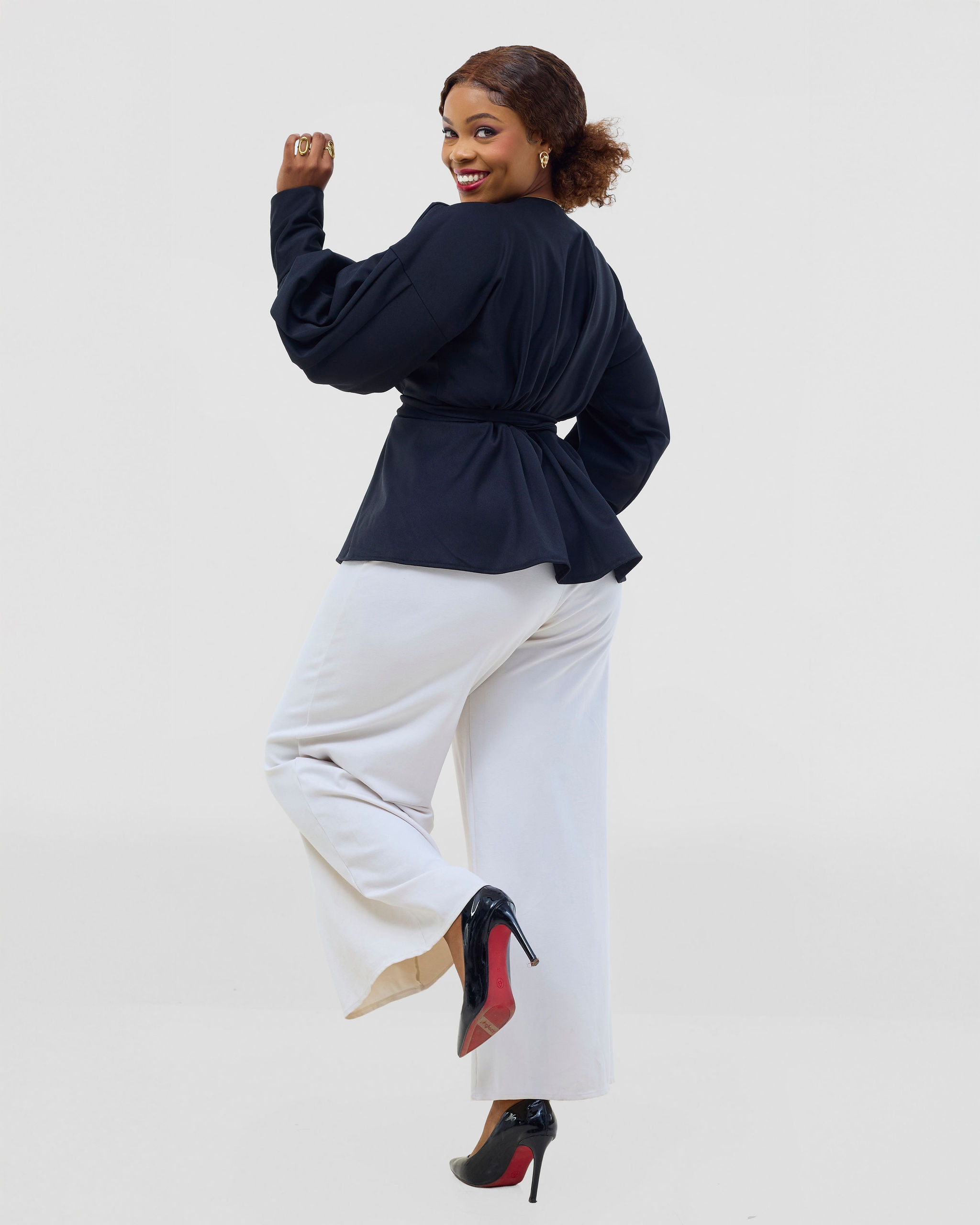 Silk House Collection Maya Top - Black - Image 2