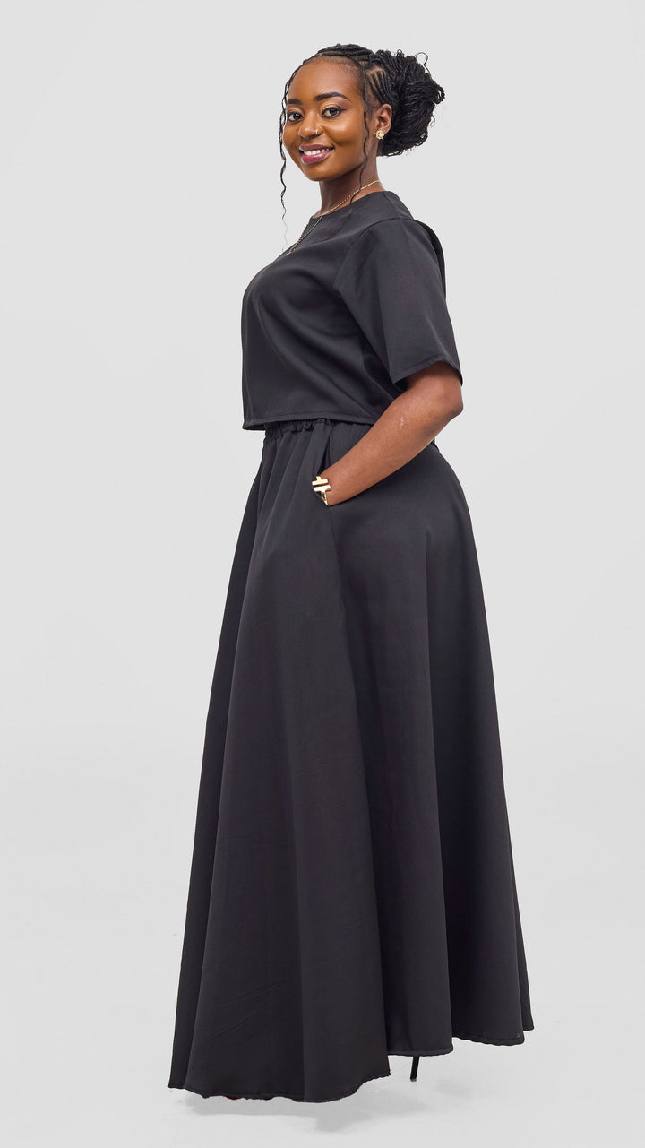 Kalisi Skirt Set - Black