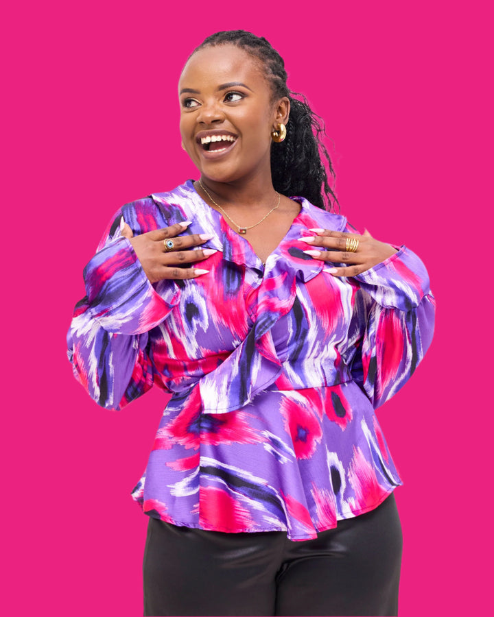 Misty Top-Purple print