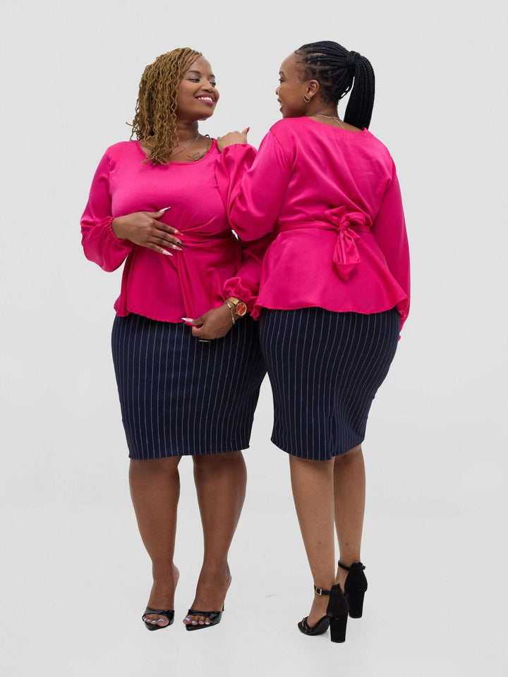 Silk House Collections Hulya Top - Pink - Shopzetu