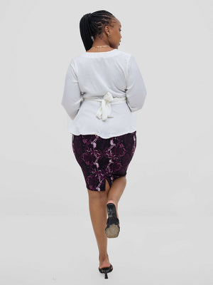 Silk House Collections Hulya Top - White - Shopzetu
