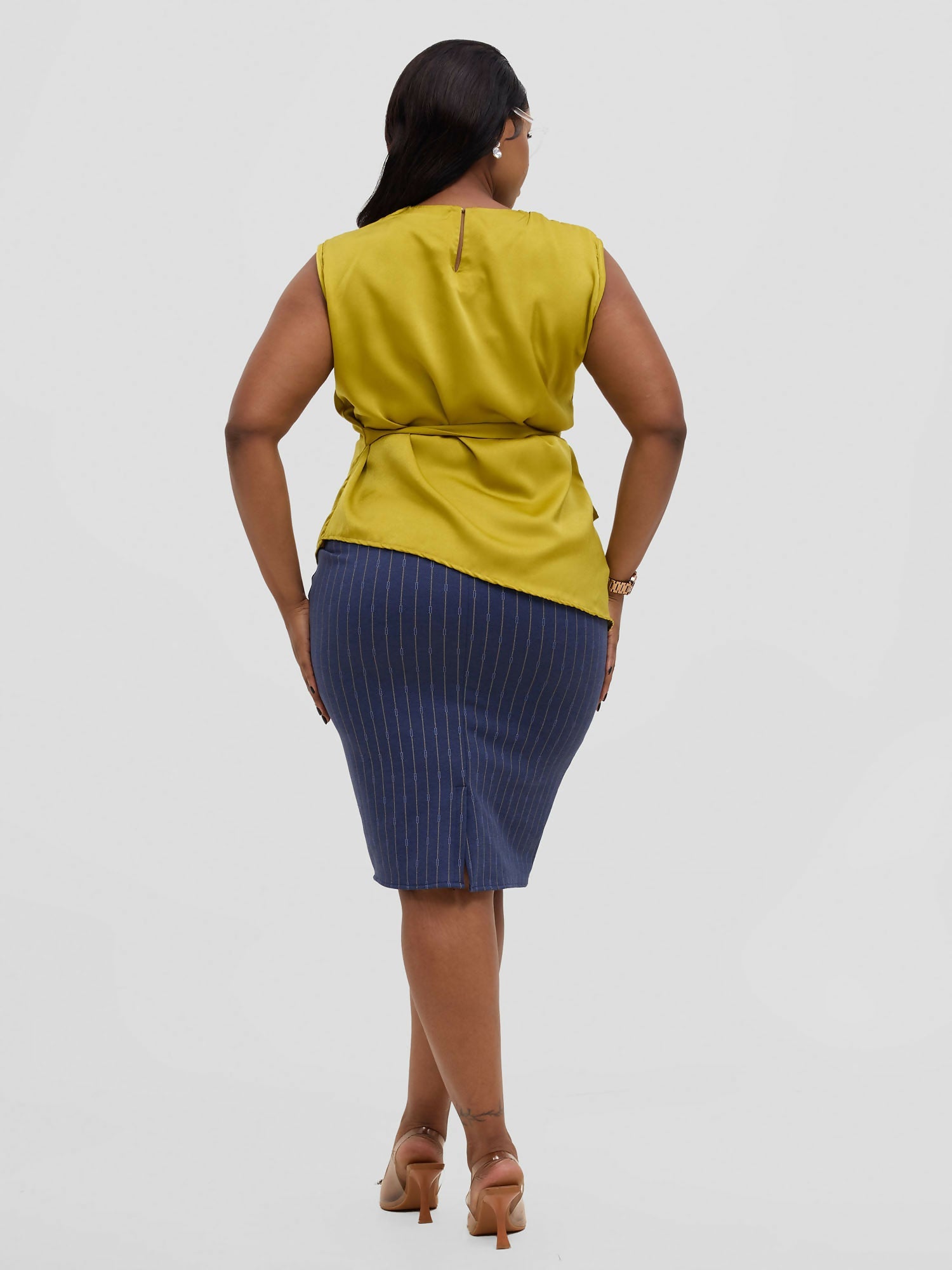 Silk House Collections Racquel Top - Lime - Shopzetu