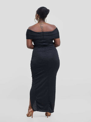 Silk House Collection Elora Dress - Black - Shopzetu